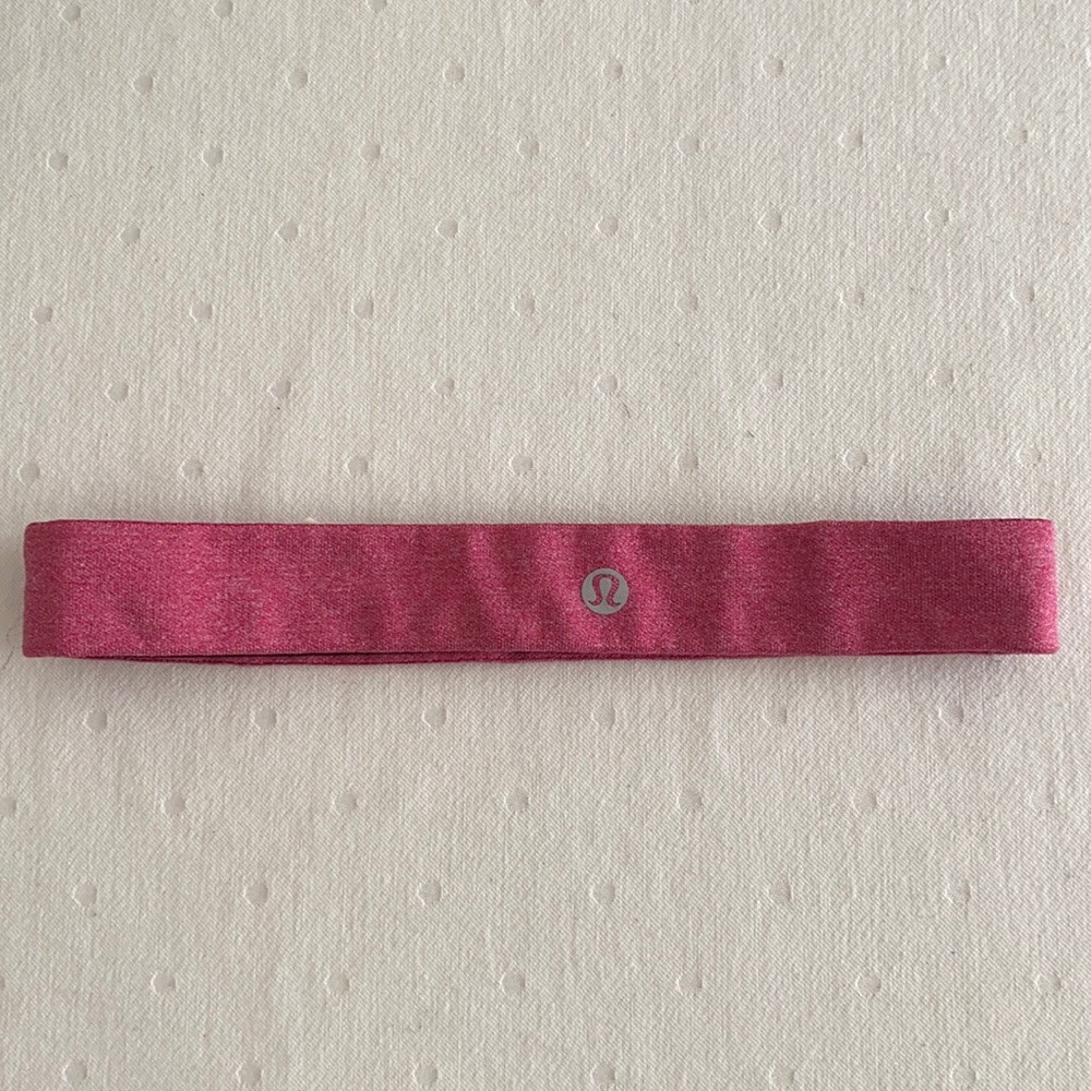 Lululemon pink 1 inch headband